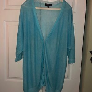 Lane Bryant Blue cardigan